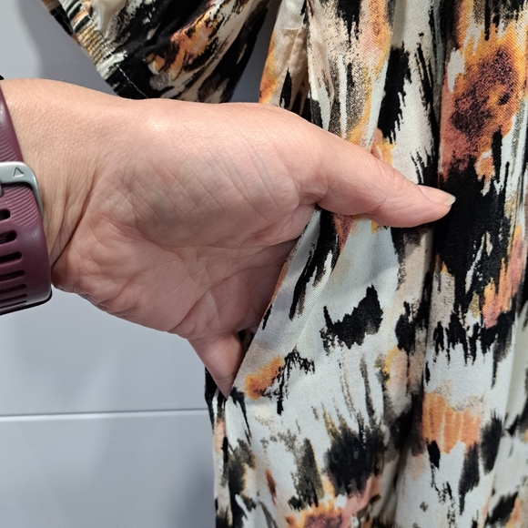 NWT Torrid Pintuck Bodice Peasant Sleeve Cottagecore Boho Midi Dress Plus-size 2 - Picture 9 of 16